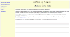Desktop Screenshot of edition-ex-tempore.de