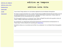Tablet Screenshot of edition-ex-tempore.de
